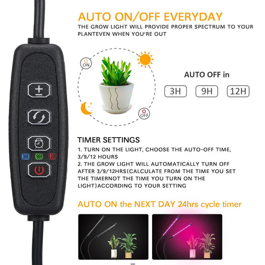 LED Grow Light USB Phyto Lamp