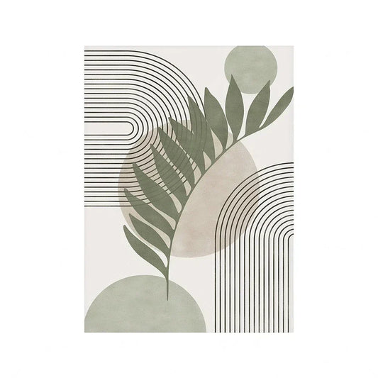 Nordic Sage Green Botanical Wall Art